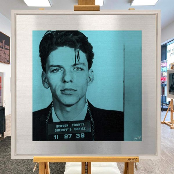Most Wanted - Frank Sinatra (Pale Blue) By Louis Sidoli - Large