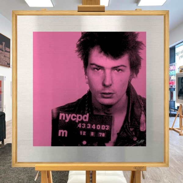 Most Wanted - Sid Vicious (Pink) Large by Louis Sidoli