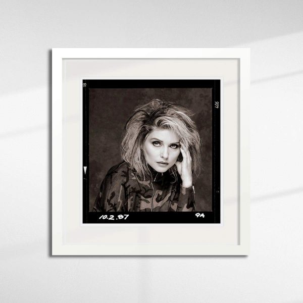 Debbie Harry "Camo Jacket, 1987 - No.1" white frame