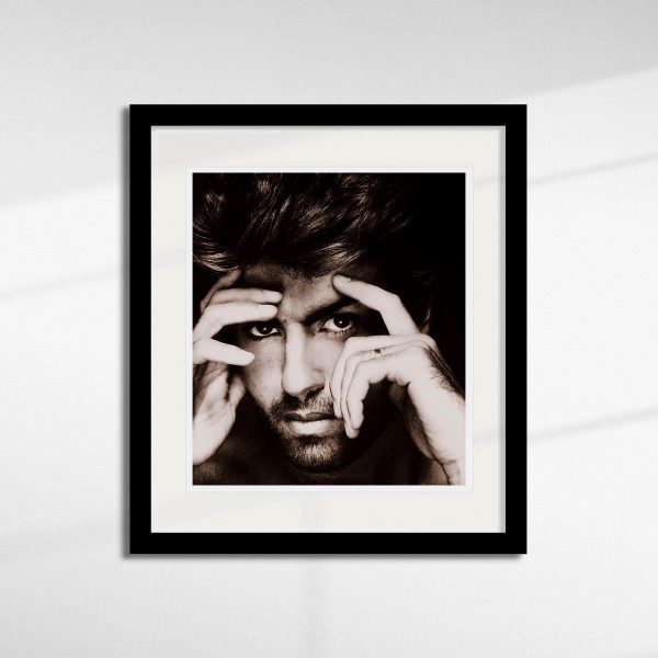 George Michael "Studio Portrait, 1987 - No.1" black frame
