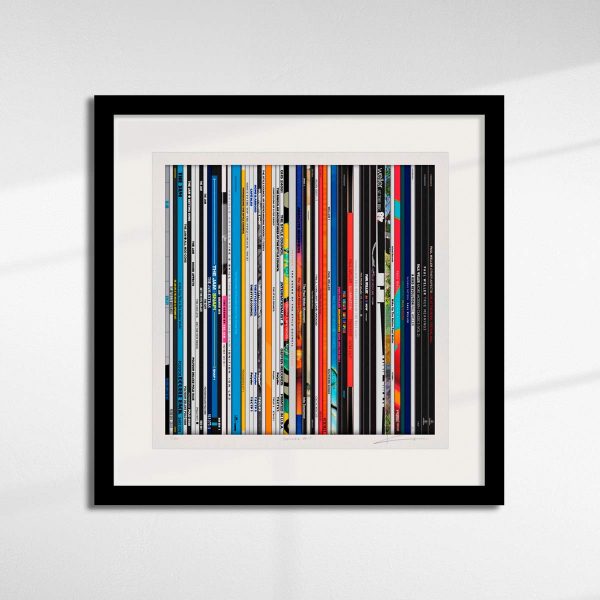 Spines 7 - Weller by Keith Haynes in a black frame