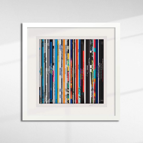 Spines 7 - Weller by Keith Haynes in a white frame