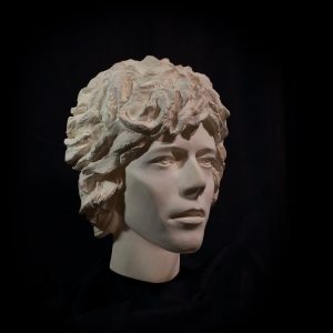 David Bowie 'Space Oddity' Face Sculpture by Maria Primolan