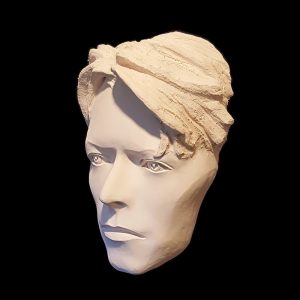 David Bowie "The Man Who Fell To Earth" White Clay 1st Version by Maria Primolan