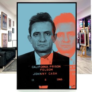 Most Wanted Johnny Cash (Solid Blue, Orange)