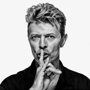David Bowie - Shh to the front close up by Gavin Evans