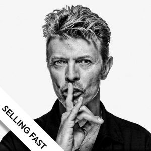 David Bowie "Shh - to the front, close-up" by Gavin Evans - selling fast!