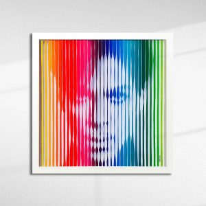 Prince (Rainbow) Painting on Glass By Veebee - Original