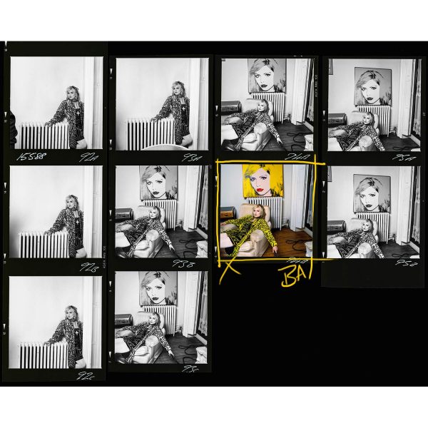 Debbie Harry "New York Contact Sheet with Colour Insert, 1988"