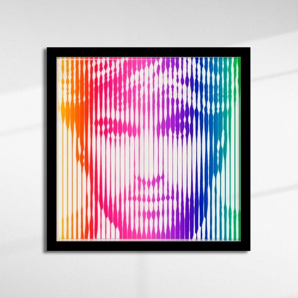 George Michael rainbow print by Veebee