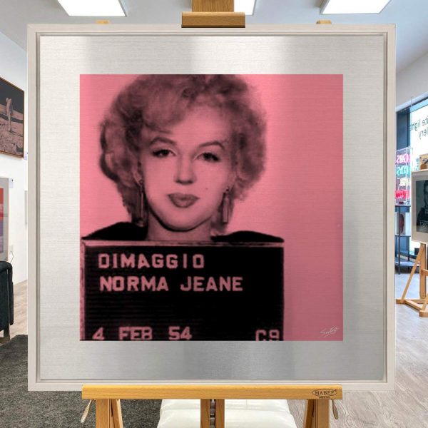 "Most Wanted" Marilyn Monroe (Pink) - Large aluminium artwork by Louis Sidoli