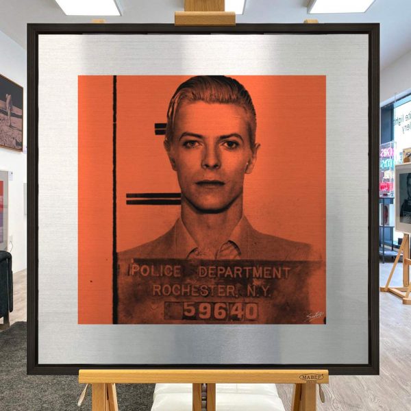 Most Wanted - David Bowie 1976 (Orange) By Louis Sidoli