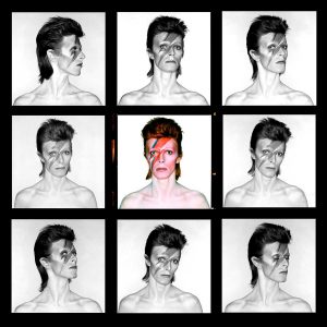 David Bowie - Aladdin Sane Demi Contact Sheet Eyes Open- 1973 By Duffy