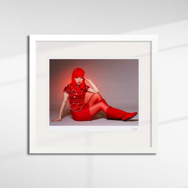 Debbie Harry in Red by Brian Aris