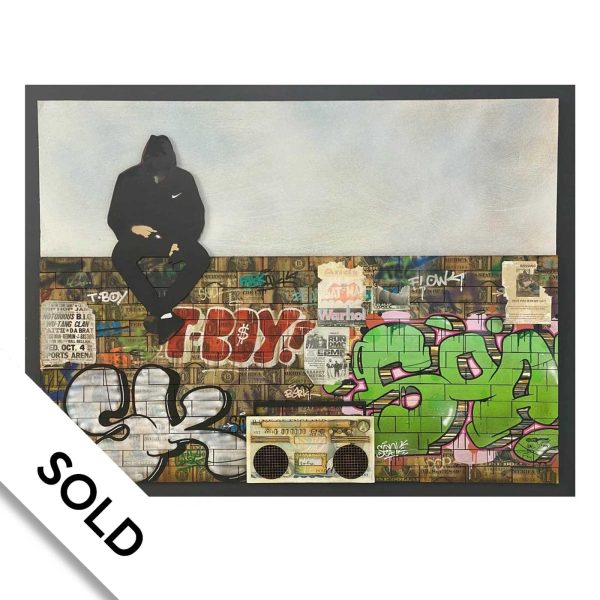 The writings on the wall #2 by the artist TBOY - SOLD