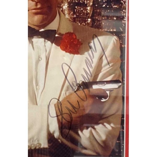 Goldfinger, James Bond original photograph hand signed by Sean Connery.