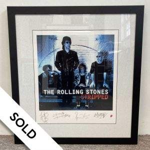 The Rolling Stones, Stripped (Signed promo print) - SOLD