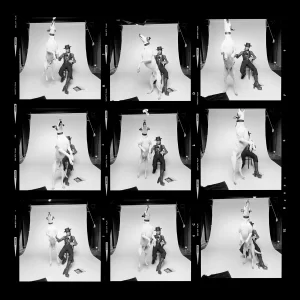 David Bowie Diamond Dogs contact sheet, 1974 — Limited Edition Print by Terry O'Neill