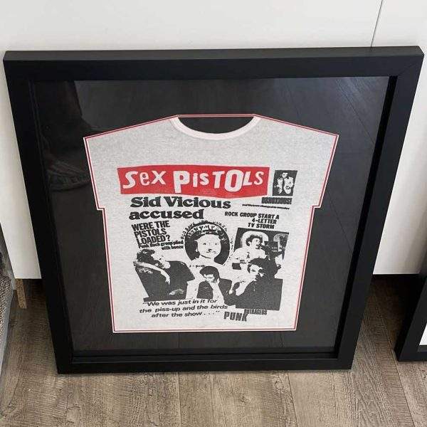 Sex Pistols T-shirt framed