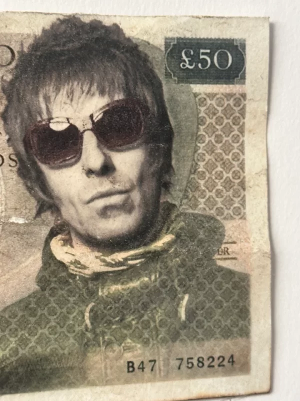 Liam £50 bank note - linited edition print by TBOY