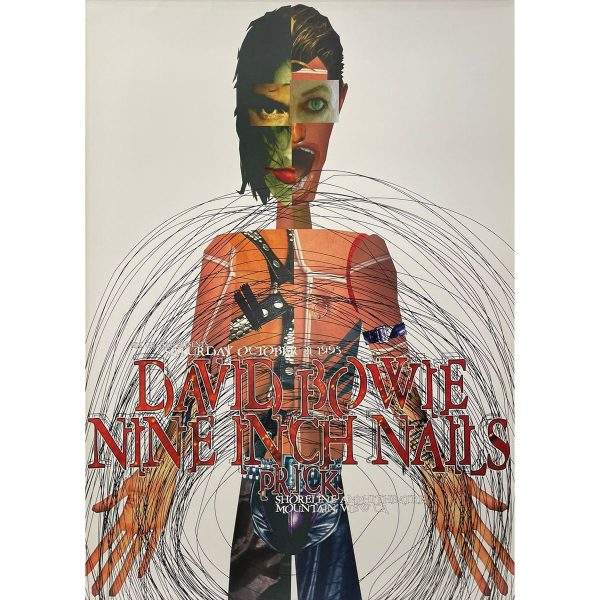 David Bowie and Nine Inch Nails, 1995 original poster