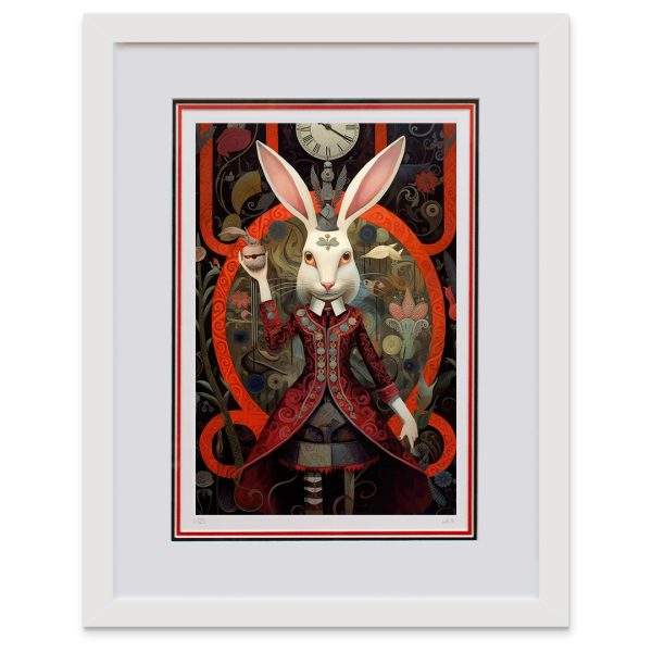 Lumière (White Rabbit) Alice in Wonderland artwork by Alex Mayhew