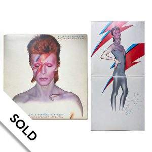 Bowie - Hand-signed original Aladdin Sane Album