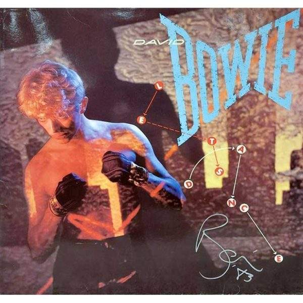 Hand Signed David Bowie "Let's Dance" Album
