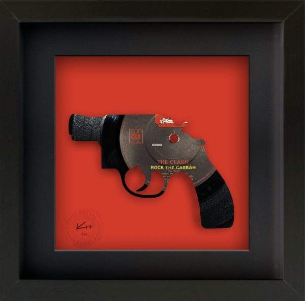 Clash Guns – Rock The Casbah - Vinyl art by Keith Haynes