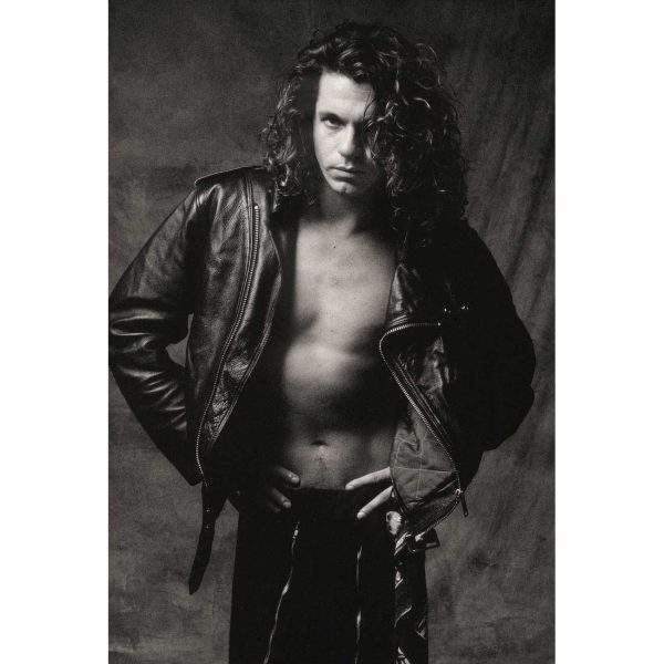 Limited edition print of INXS front man Michael Hutchence by Brian Aris.