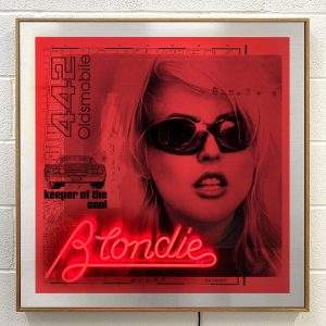 "Detroit 442" Debbie Harry (Blondie). Neon and aluminium art by Louis Sidoli.